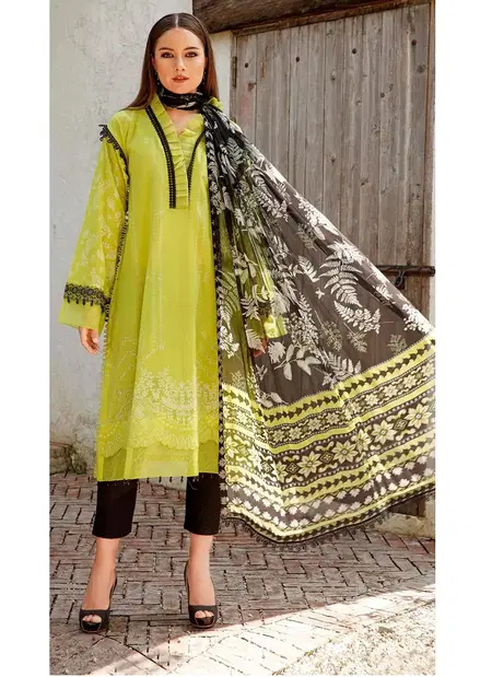 M Prints Vol 6 By Aasha Pure Cotton Dupatta Pakistani Suits Wholesale Shop In Surat